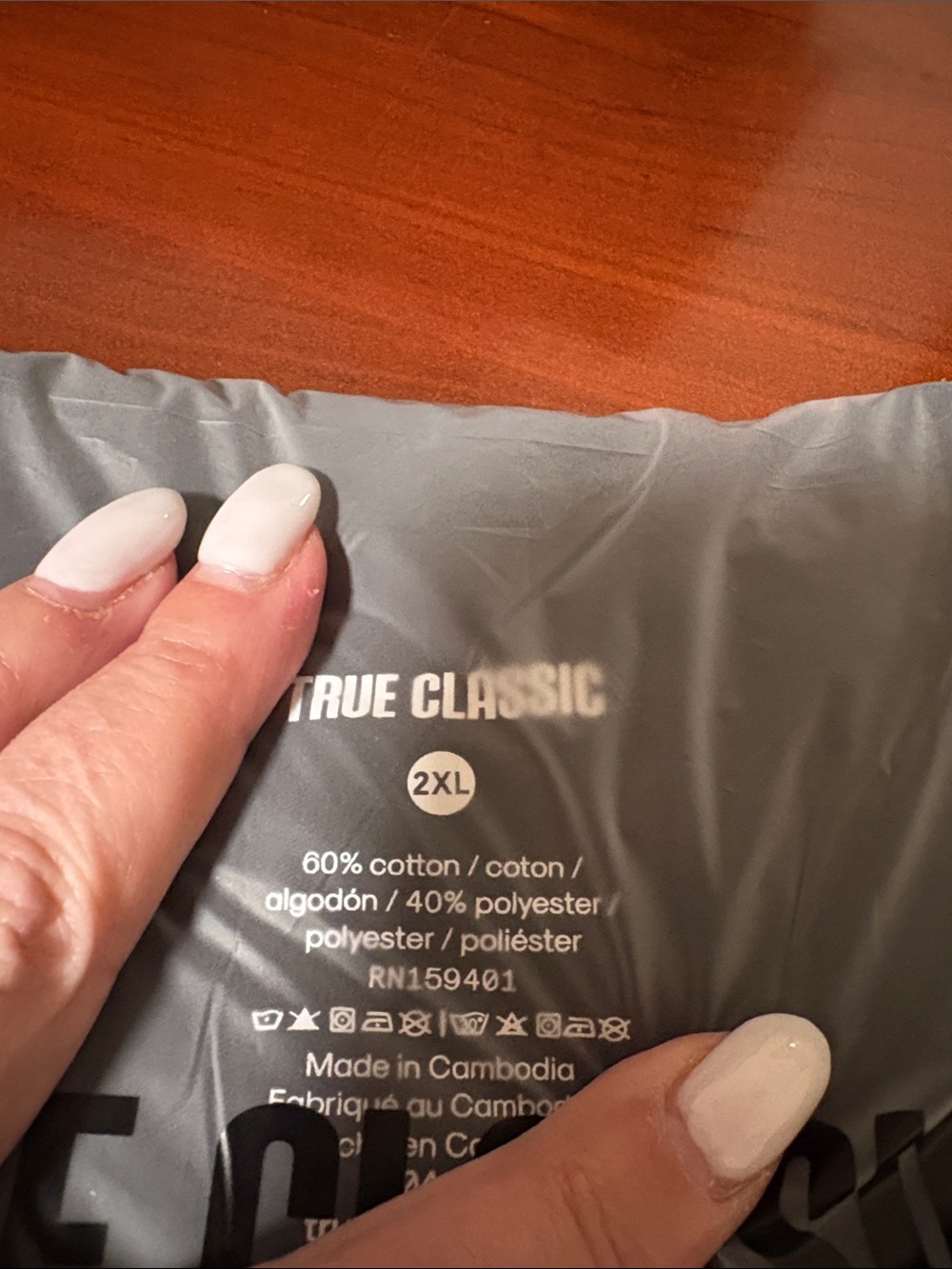 TRUE CLASSIC black t-shirt. New in bag - Picture 3 of 4